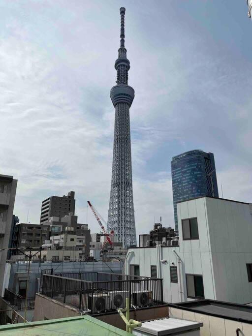 403 Oshiage Sta 3Mins Walk! Wi-Fi & Elevator 4Pax Leilighet Tokyo Eksteriør bilde