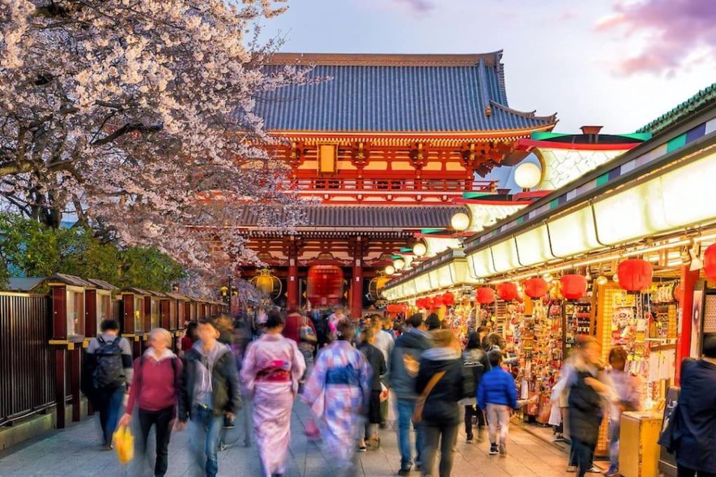 403 Oshiage Sta 3Mins Walk! Wi-Fi & Elevator 4Pax Leilighet Tokyo Eksteriør bilde