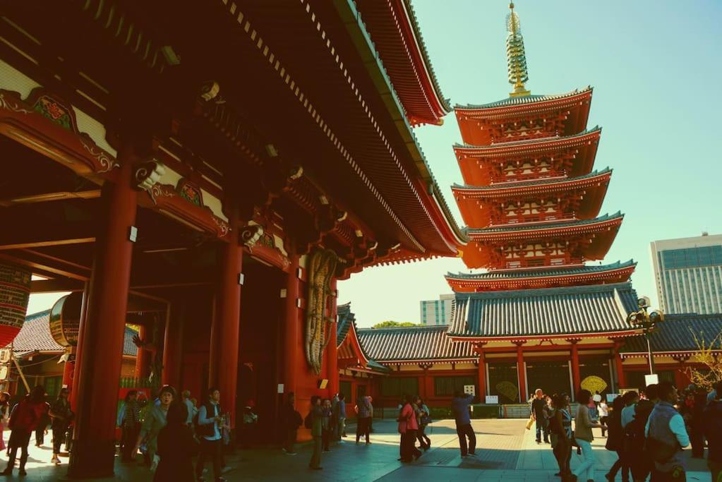403 Oshiage Sta 3Mins Walk! Wi-Fi & Elevator 4Pax Leilighet Tokyo Eksteriør bilde