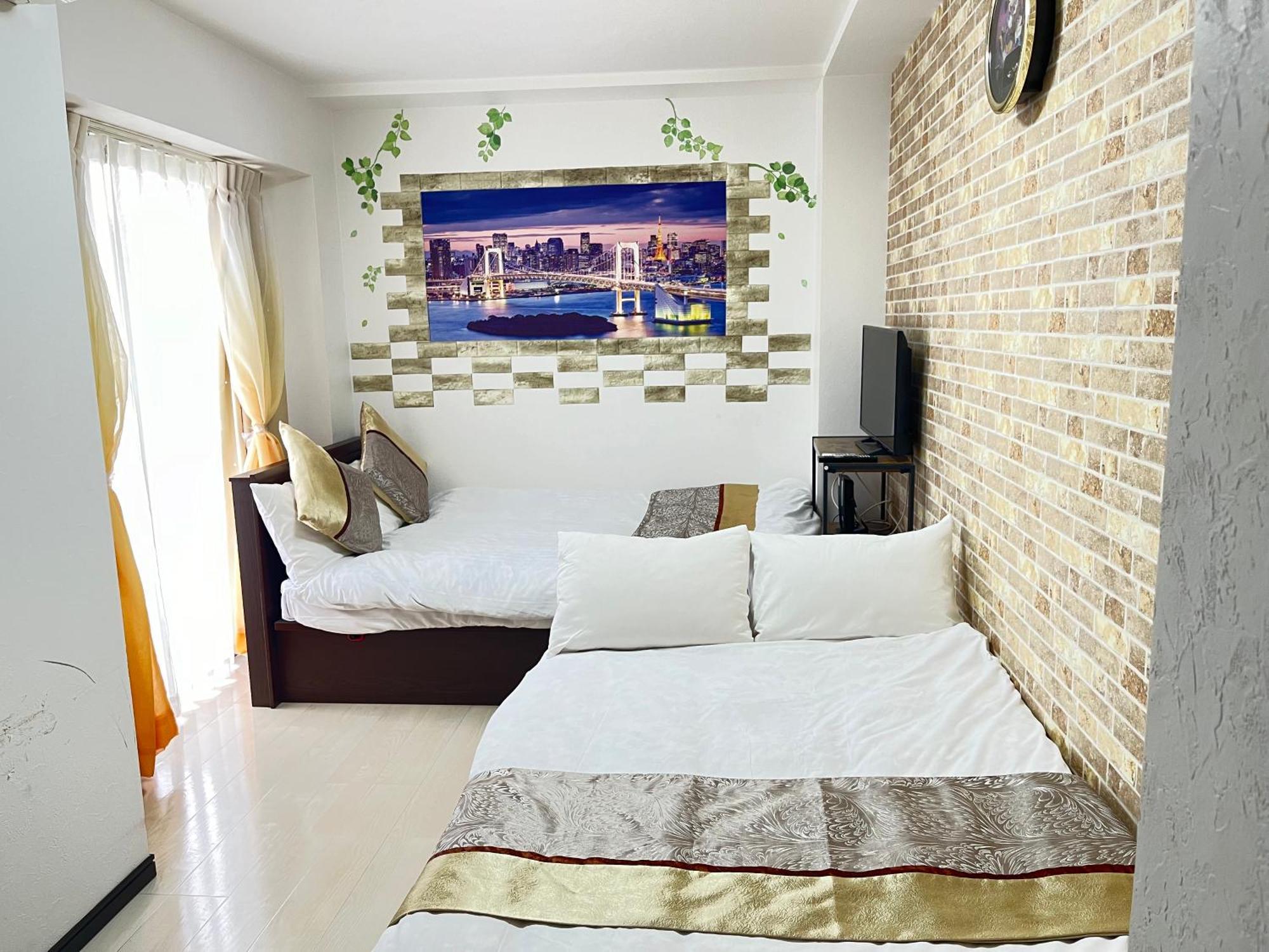 403 Oshiage Sta 3Mins Walk! Wi-Fi & Elevator 4Pax Leilighet Tokyo Eksteriør bilde
